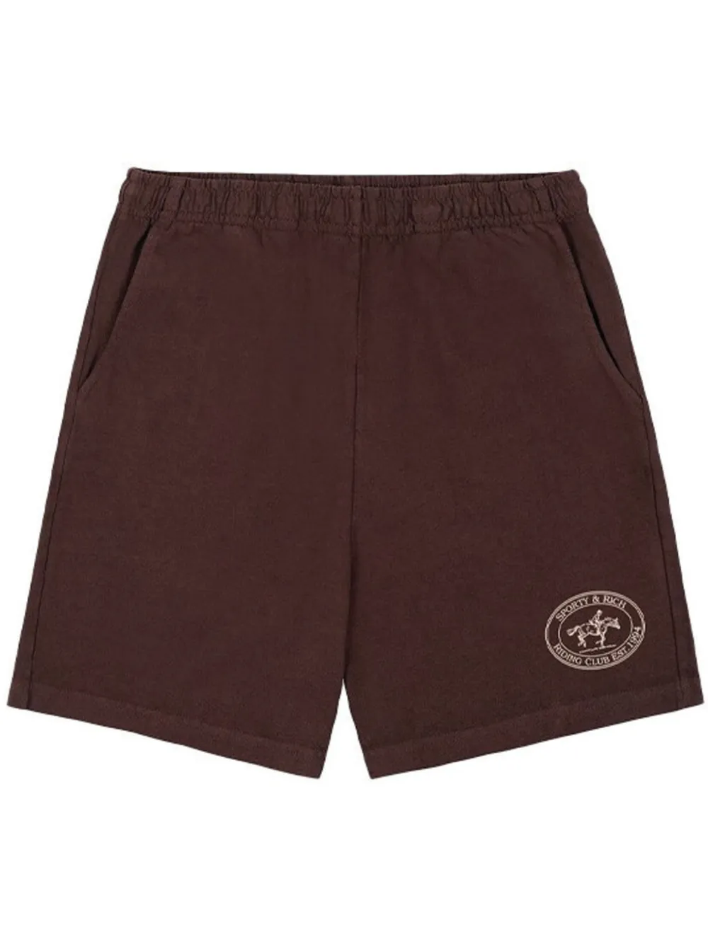Sporty & Rich Riding Club trainingsshorts Bruin