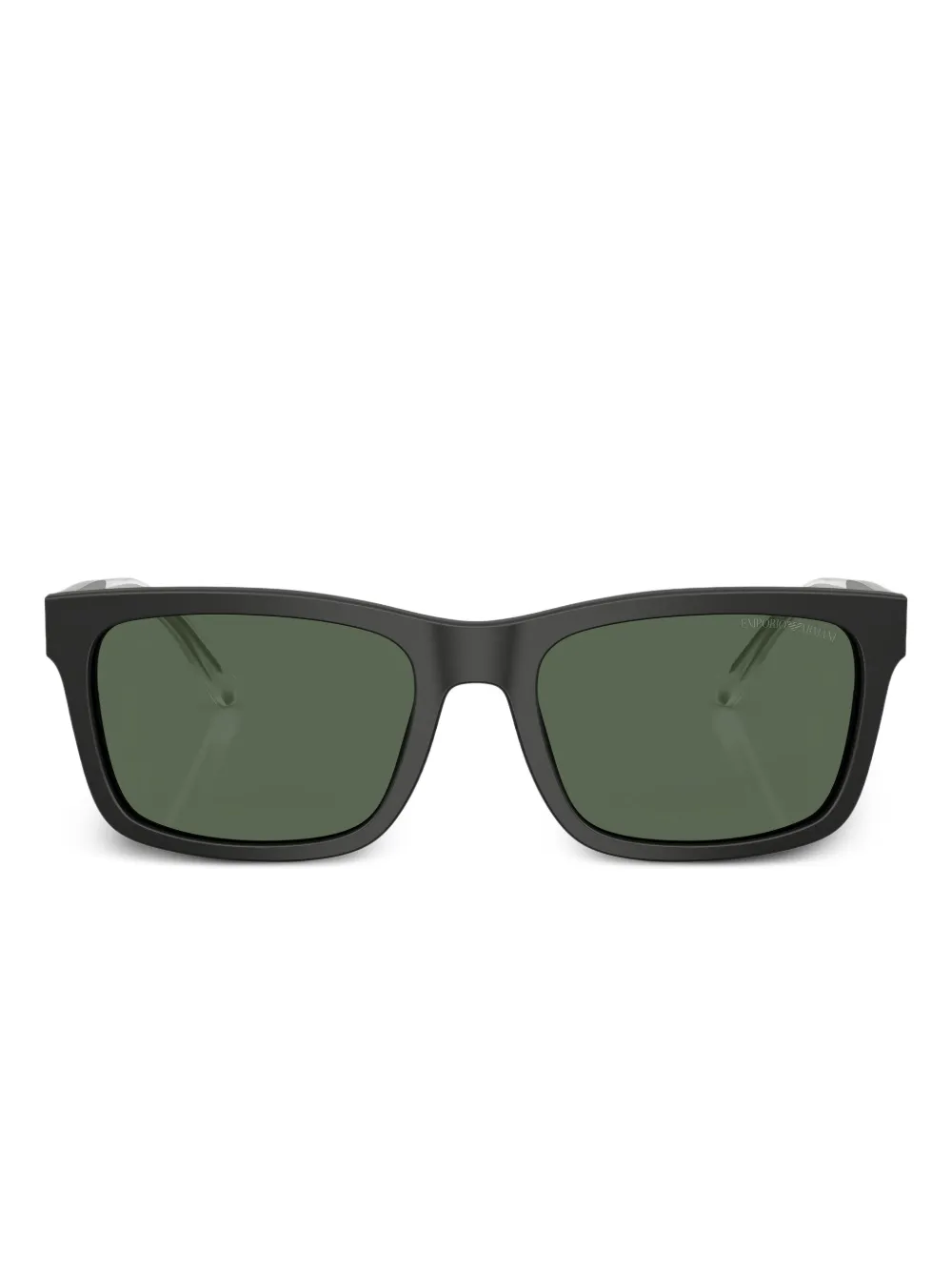 Emporio Armani lentes de sol con armazón rectangular | negro | Image 1
