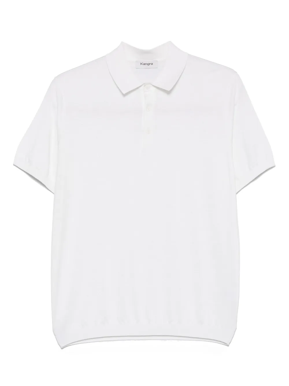 Kangra fine-ribbed polo shirt | Neutrals | Image 1