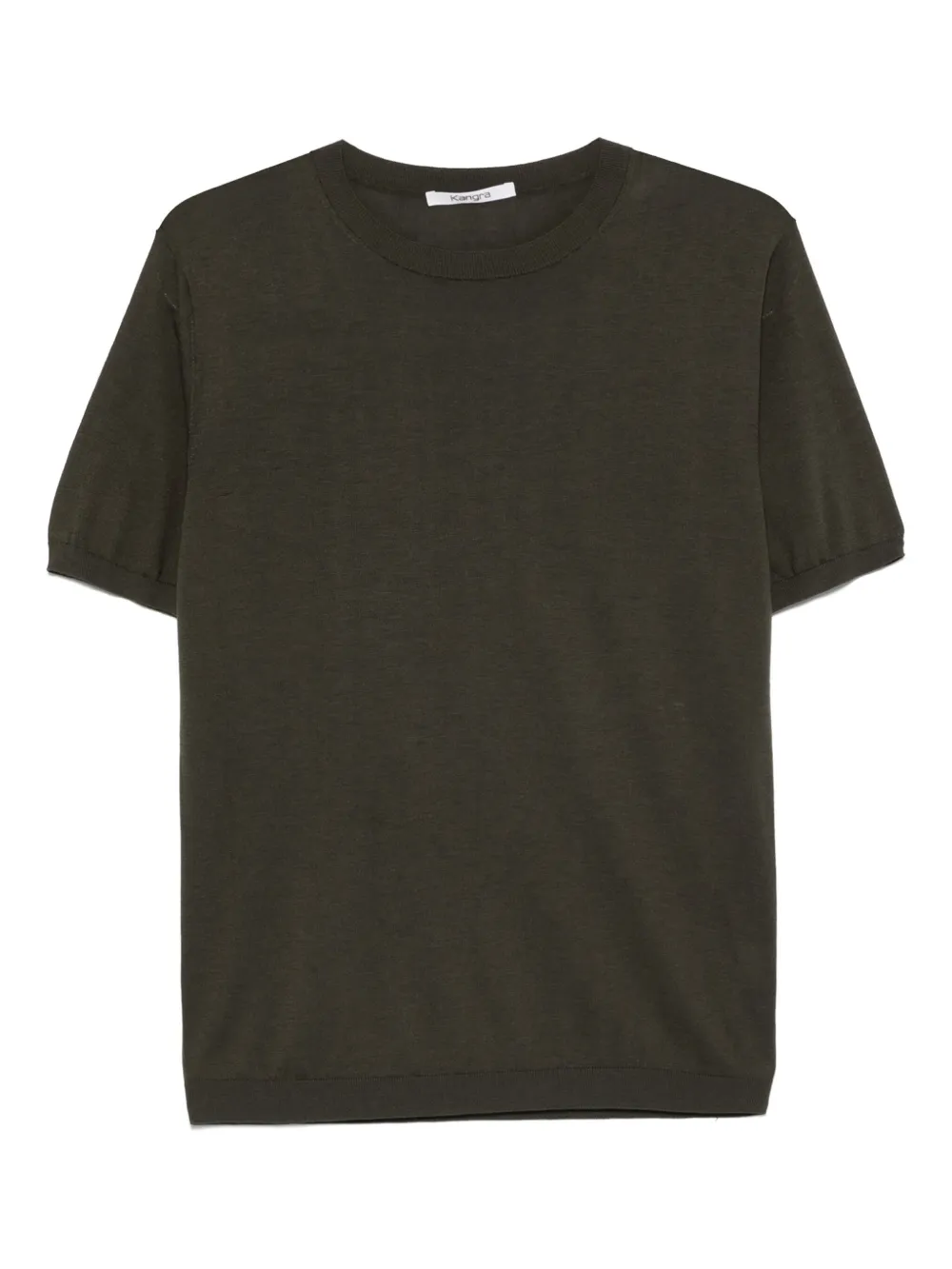 Kangra playera de canalé fino | verde | Image 1