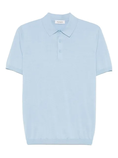 Kangra fine-ribbed polo shirt