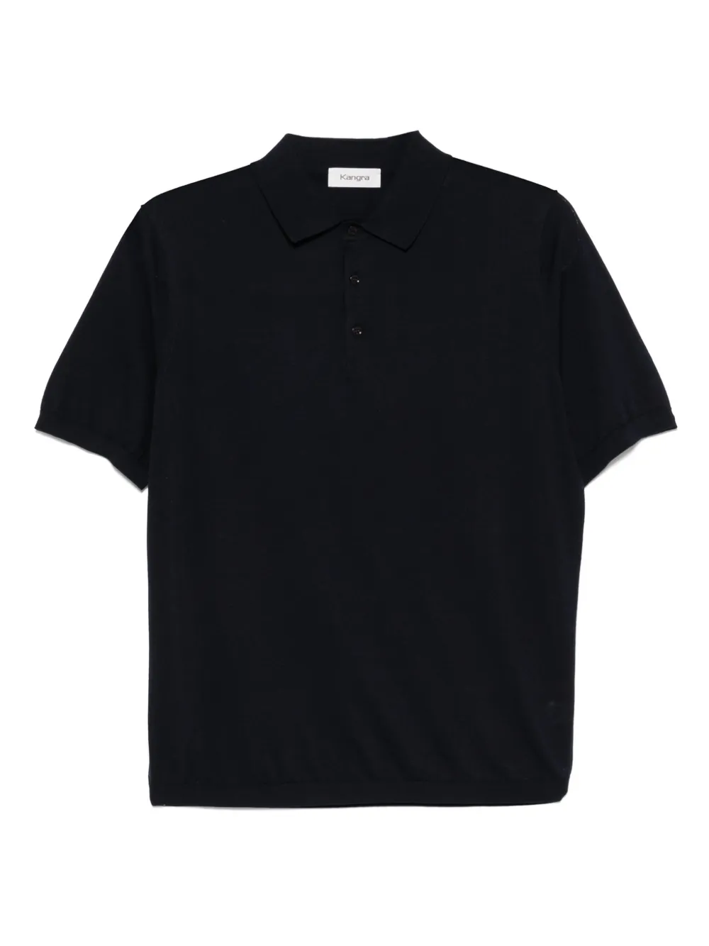 Kangra fine-ribbed polo shirt | Blue | Image 1