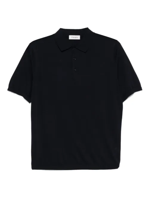 Polo en maille fine à design nervuré - Kangra - Modalova