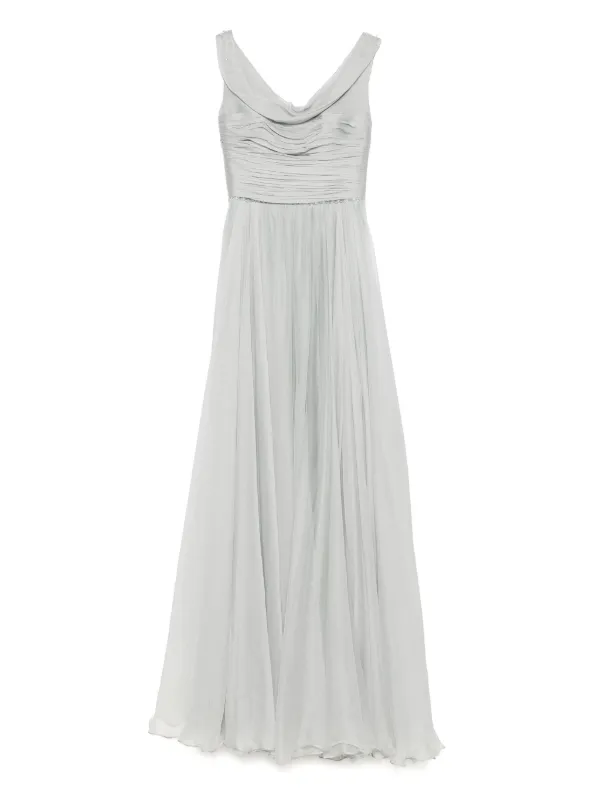 amiya maxi dress Amiya Blue A-Line Maxi Dress with Cut-Out Details – Club L London