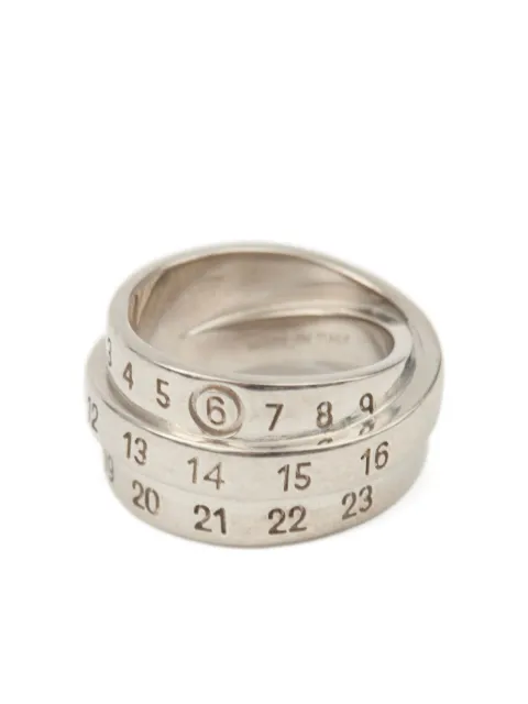 MM6 Maison Margiela Triple logo ring