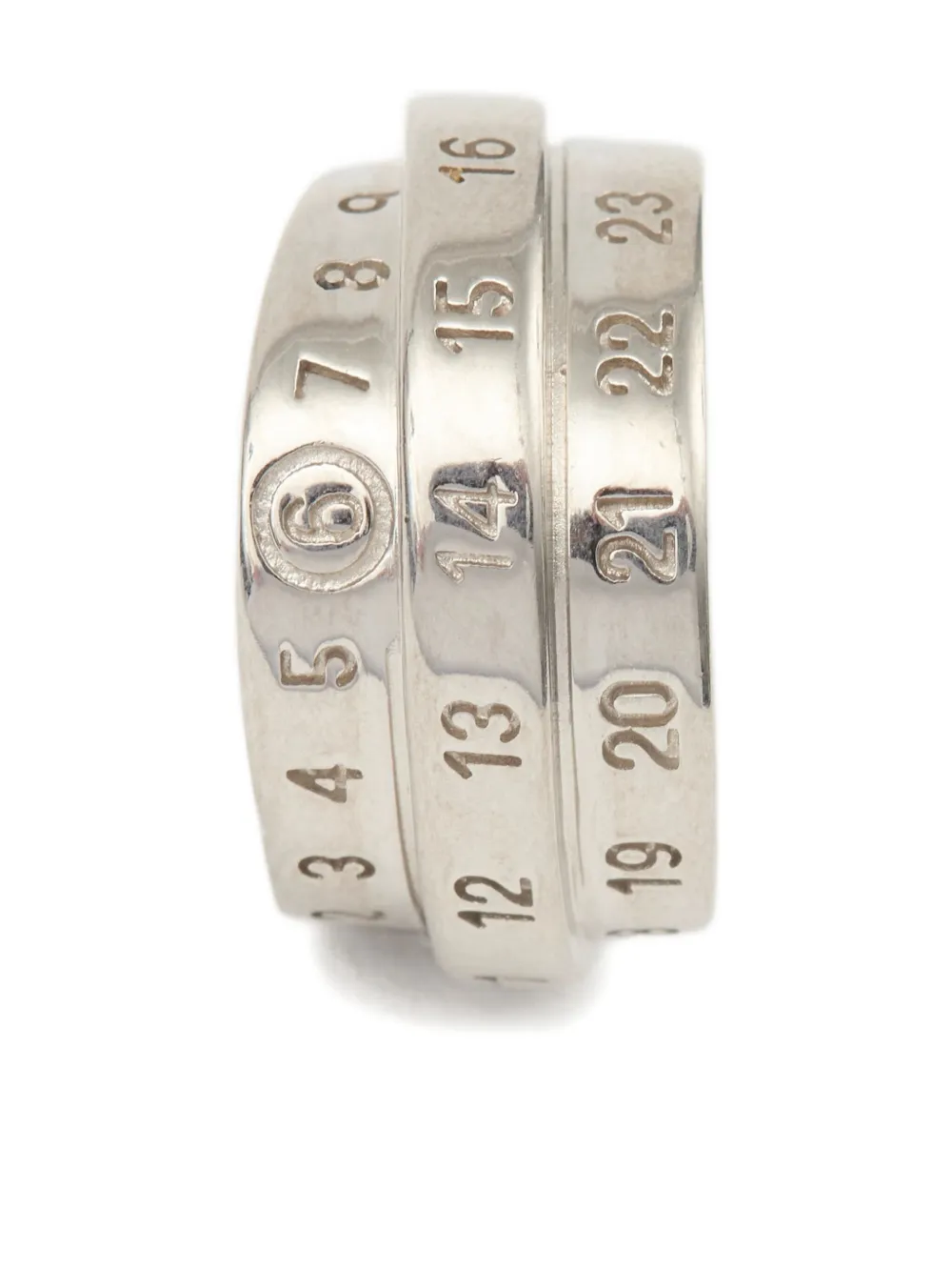 MM6 MAISON MARGIELA TRIPLE LOGO RING