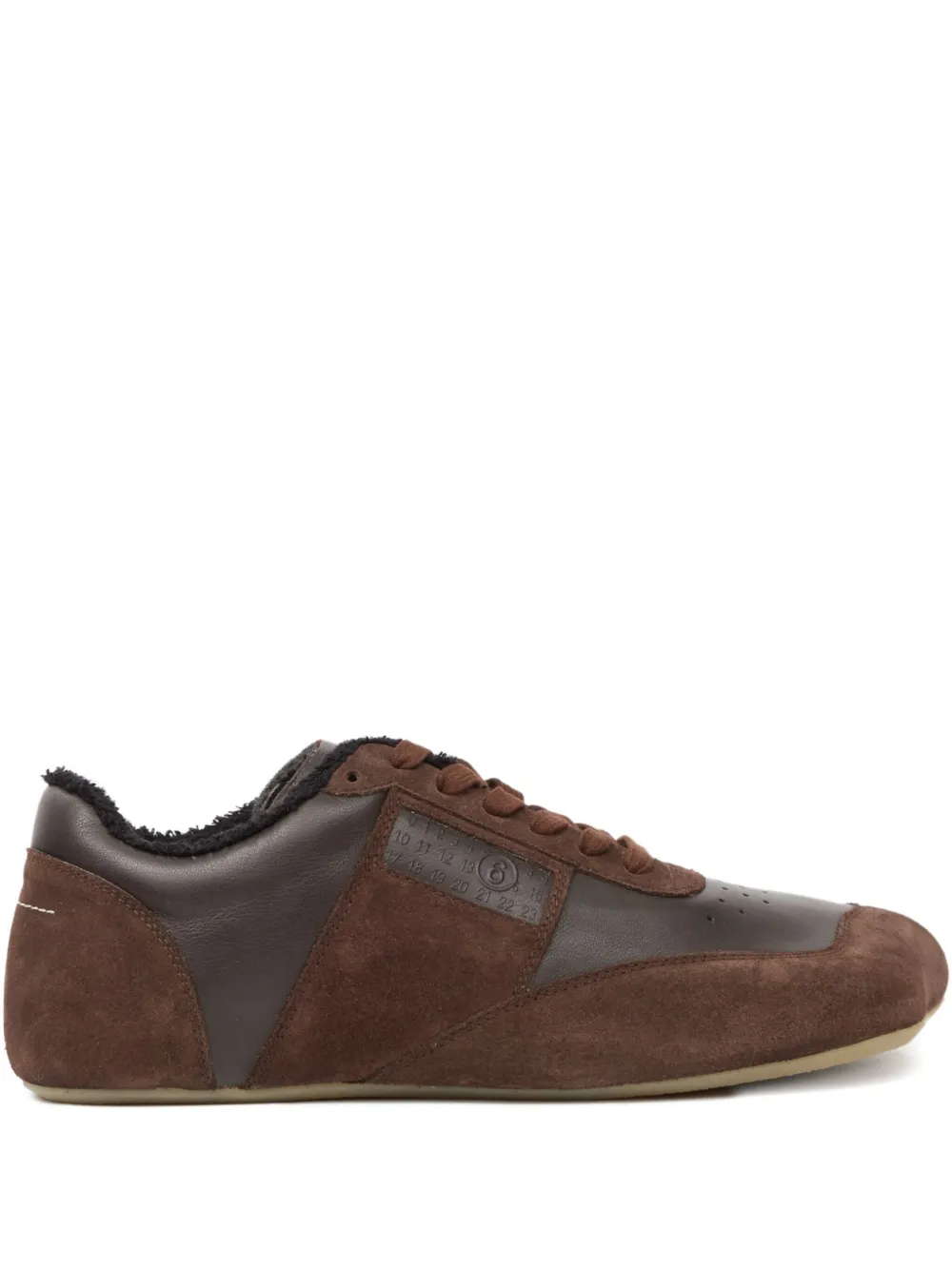MM6 Maison Margiela レースアップ スニーカー - ブラウン MM6 Maison Margiela レースアップ スニーカー - ブラウン