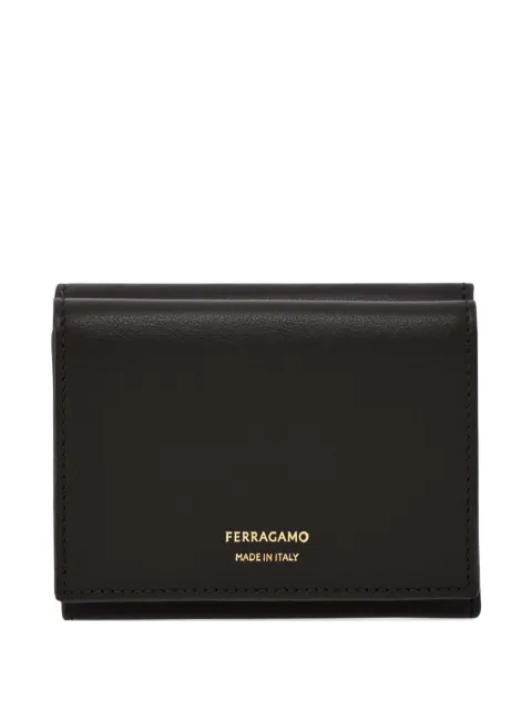 Ferragamo cartera plegable con diseño de dos tonos
