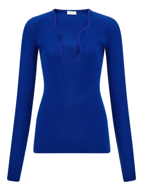 Ferragamo ribbed long-sleeve top