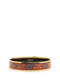 Hermès Pre-Owned 20th Century Wide Pilgrim Enamel Bangle 62 costume bracelet - Gold