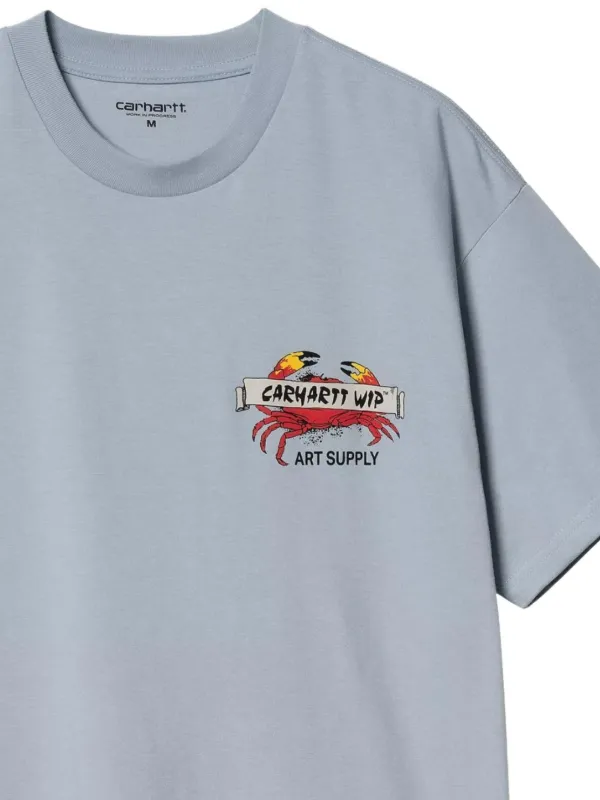 Carhartt WIP Crab Paint T-shirt | Blue | FARFETCH
