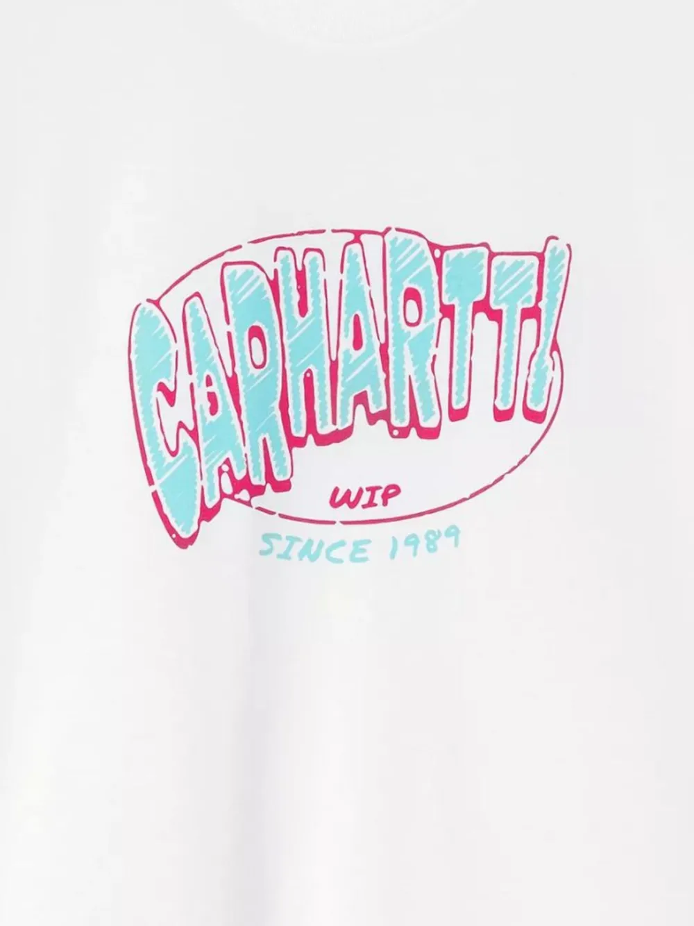 Carhartt WIP Hot Script-T-shirt Wit