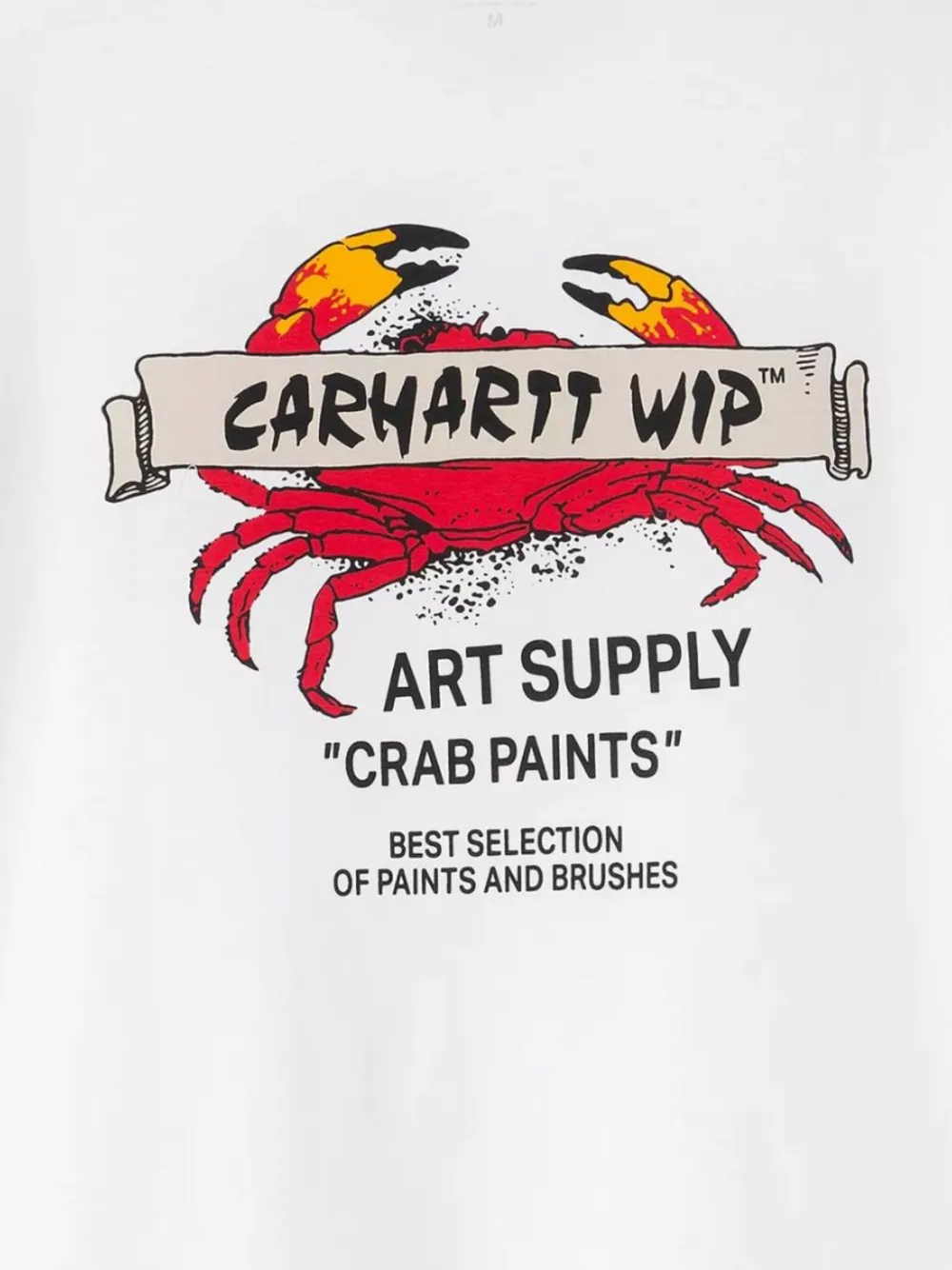 Carhartt WIP Crab Paint T-shirt Wit