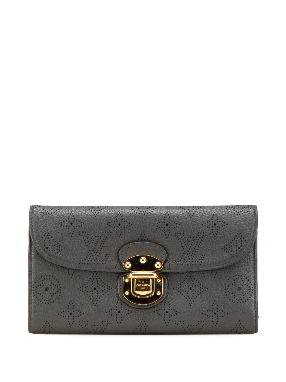 Louis Vuitton Pre-Owned 2010 マヒナ アメリア ウォレット 長財布 - グレー Louis Vuitton Pre-Owned 2010 マヒナ アメリア ウォレット 長財布 - グレー