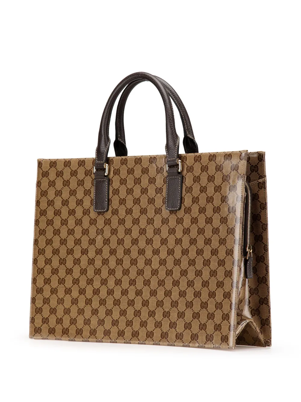 Gucci Pre-Owned 2000-2015 GG Crystal business bag | Pre-Owned | Image 2