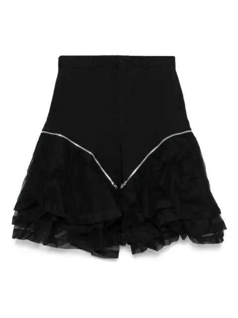 Comme des Garçons Homme Plus Shorts mit Rüschen