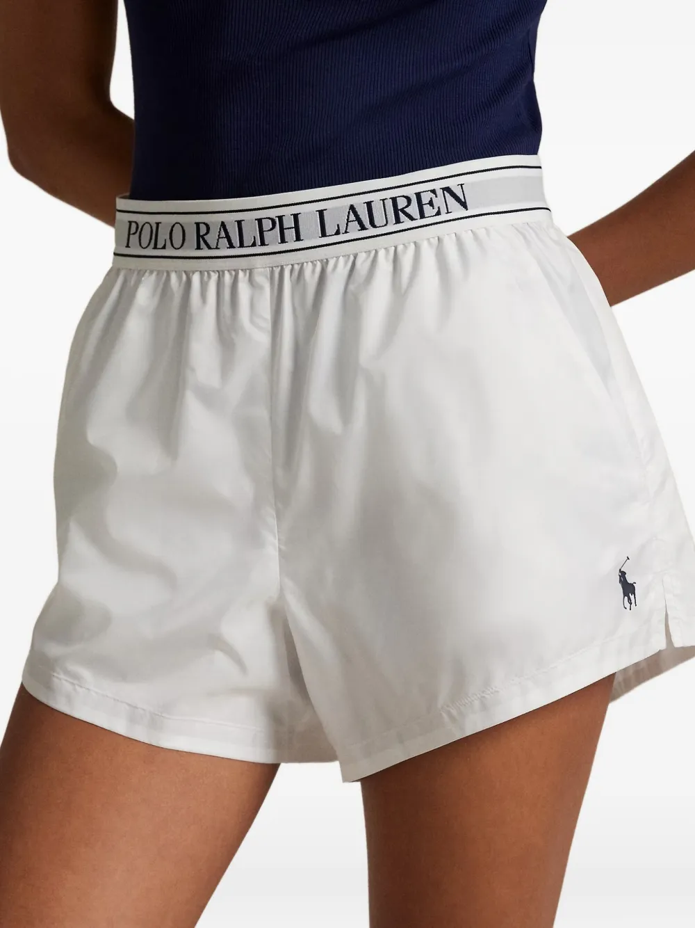 Polo Ralph Lauren Shorts met geborduurd logo Wit