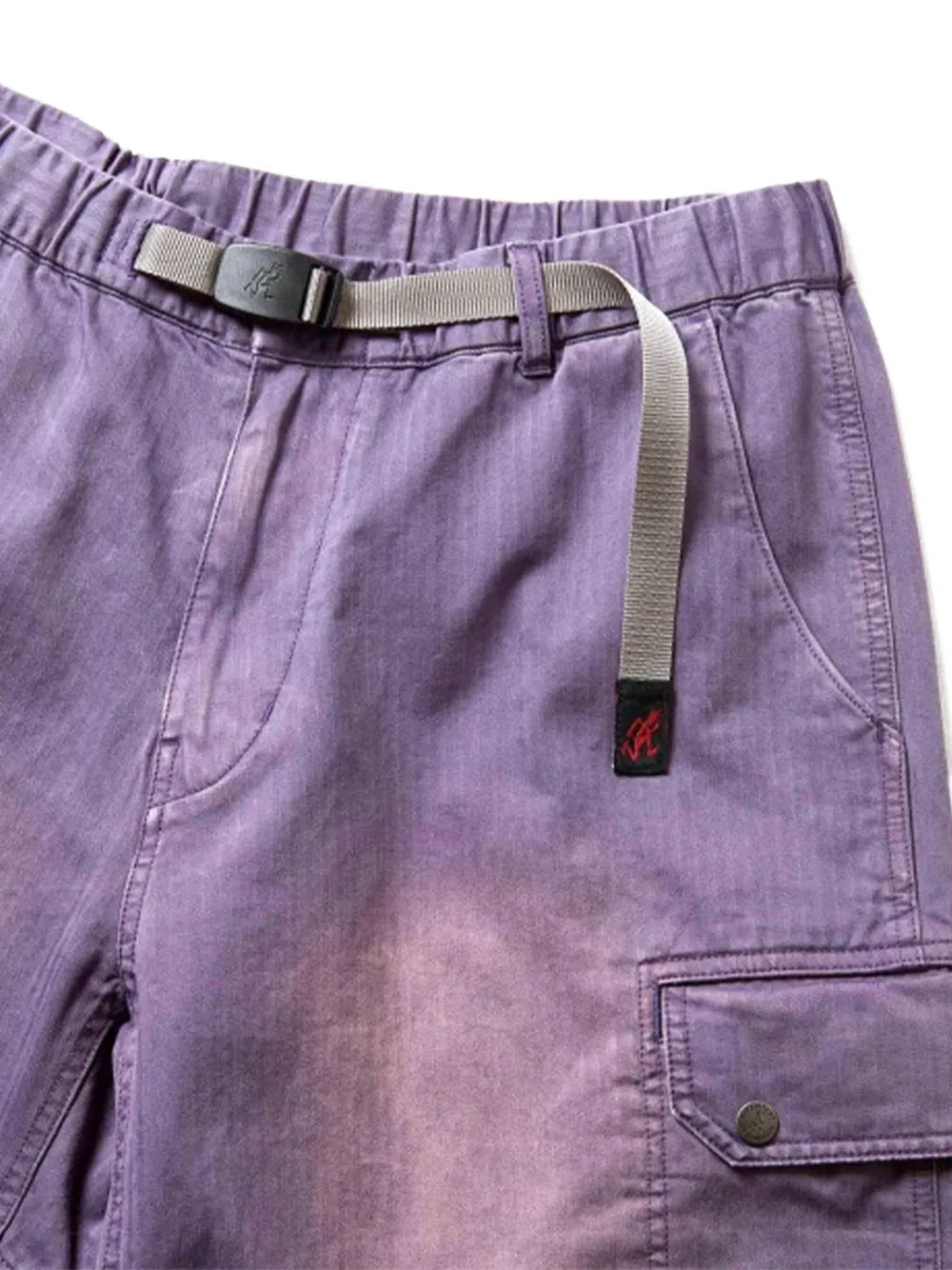 Gramicci belted cargo trousers Paars