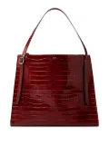Coperni Belt crocodile-effect tote bag - Brown