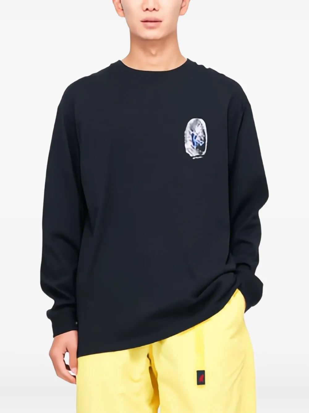 Gramicci playera manga larga con estampado gráfico | negro | Image 1