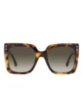 MARANT tortoiseshell square-frame sunglasses - Brown