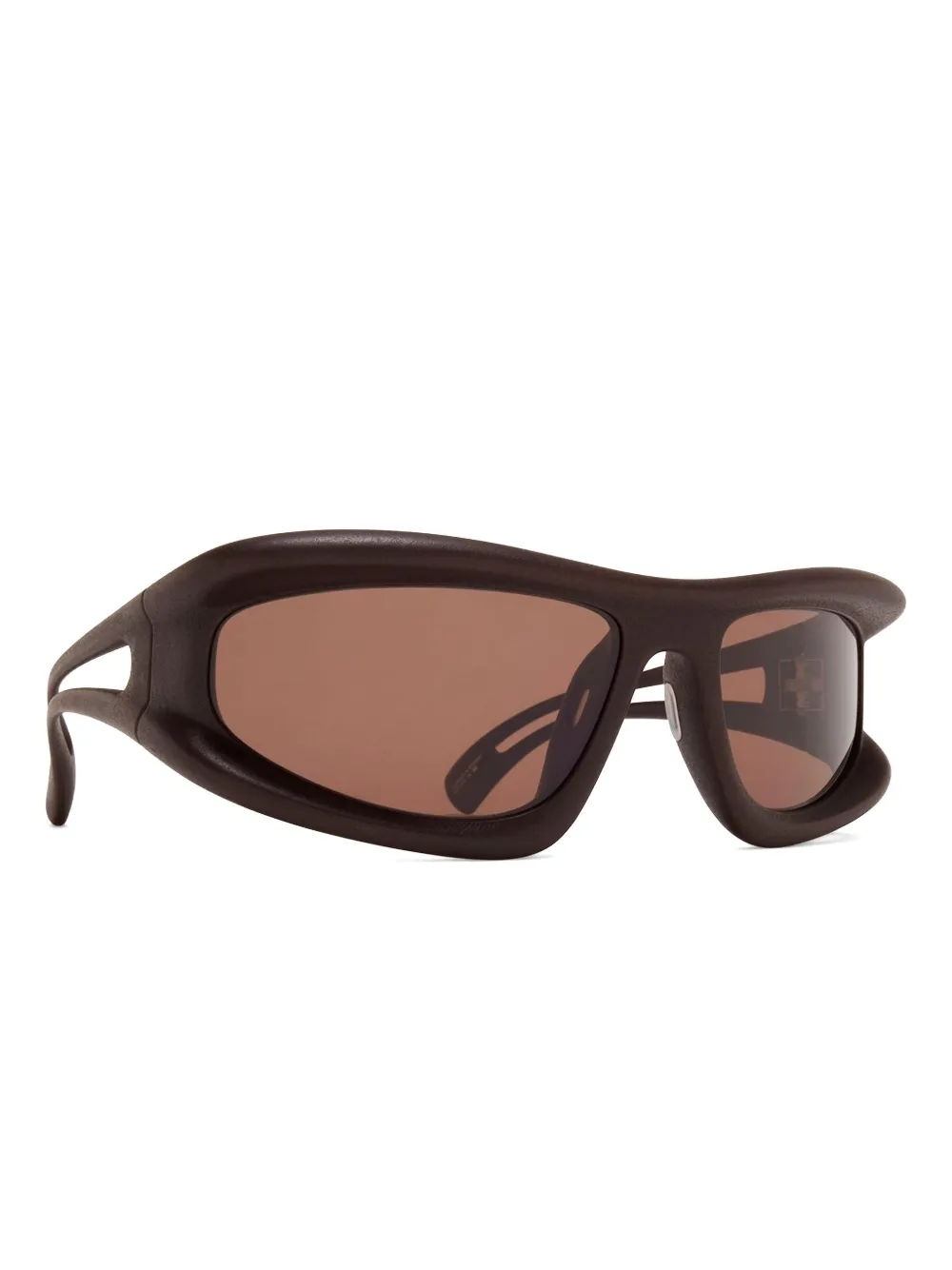 Mykita Zonnebril met geometrisch montuur Bruin