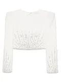 M.Marquise Ermina crop top - White