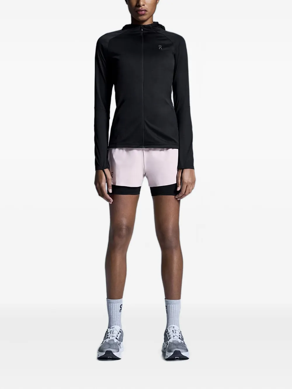 On Running Double-layered Performance Running Shorts In Pink