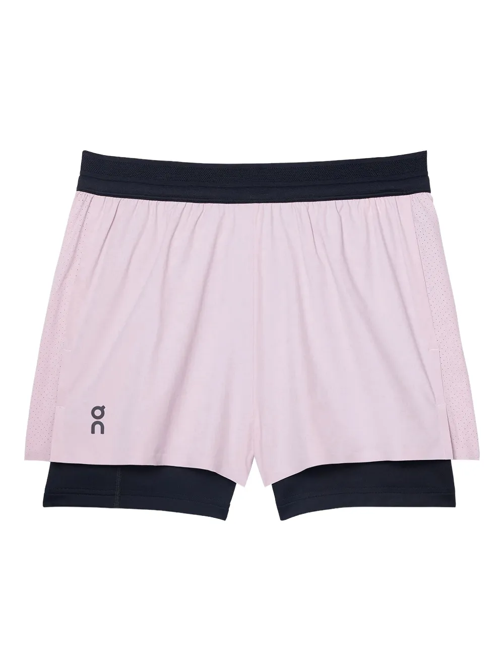 On Running Double-layered Performance Running Shorts In Pink