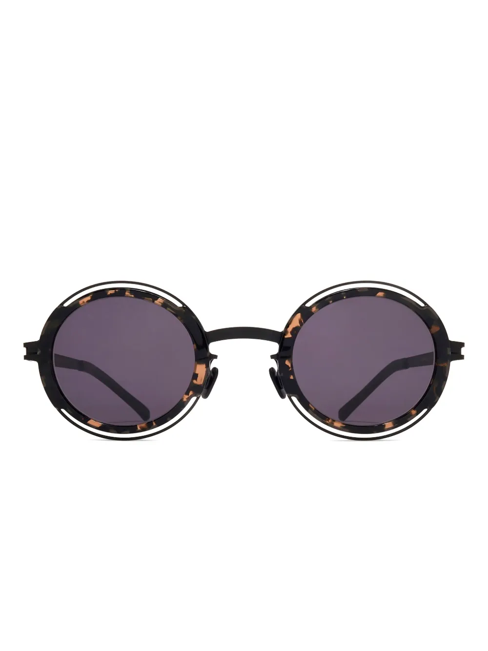 Mykita round-frame sunglasses - ブラック Mykita round-frame sunglasses - ブラック