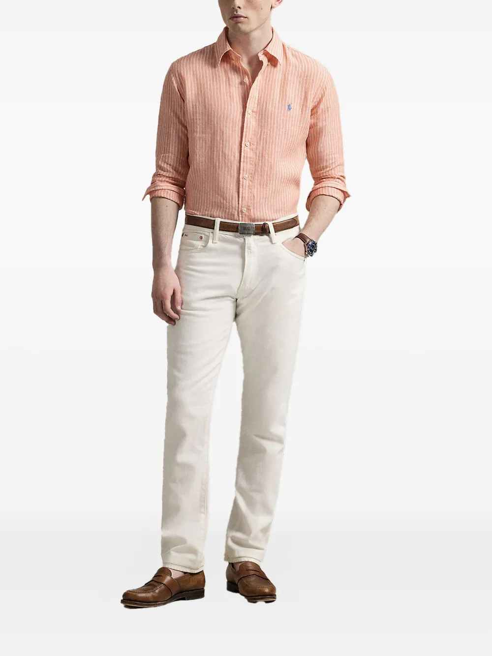 Polo Ralph Lauren striped linen shirt | Image 2