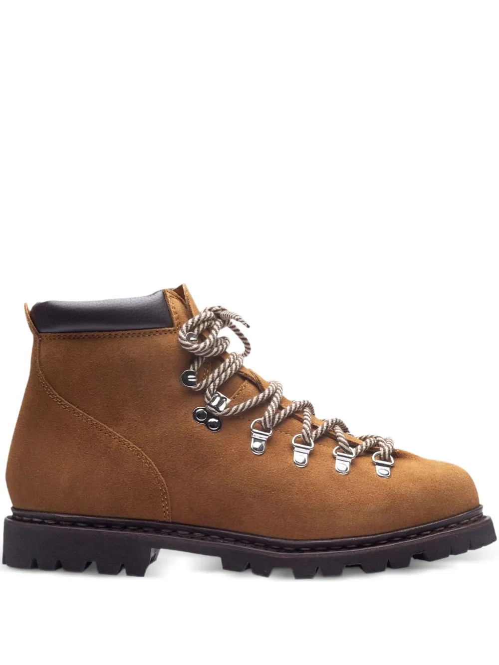 Paraboot lace-up suede boots Brown