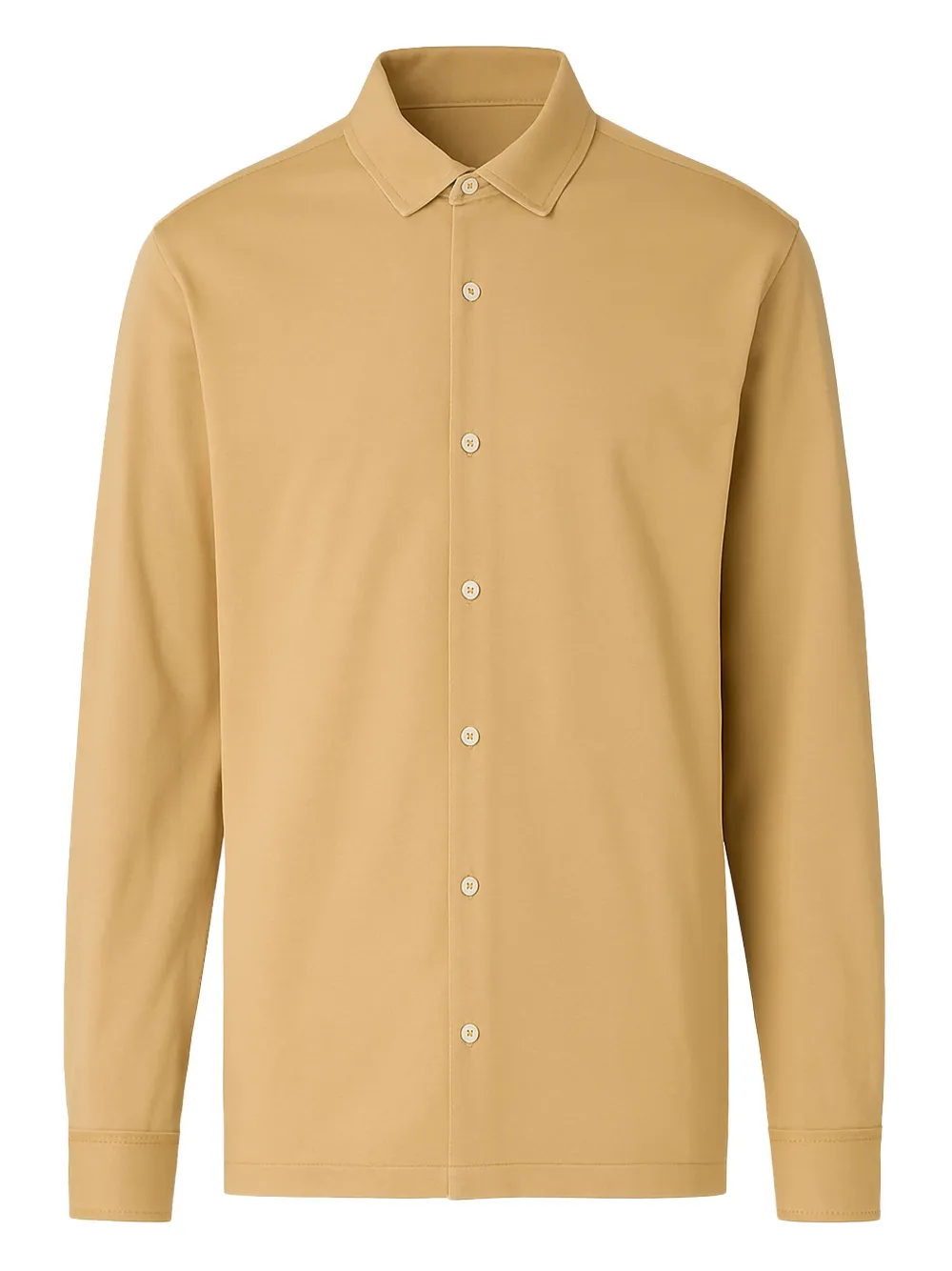 Roberto Collina long-sleeve button-up shirt Geel
