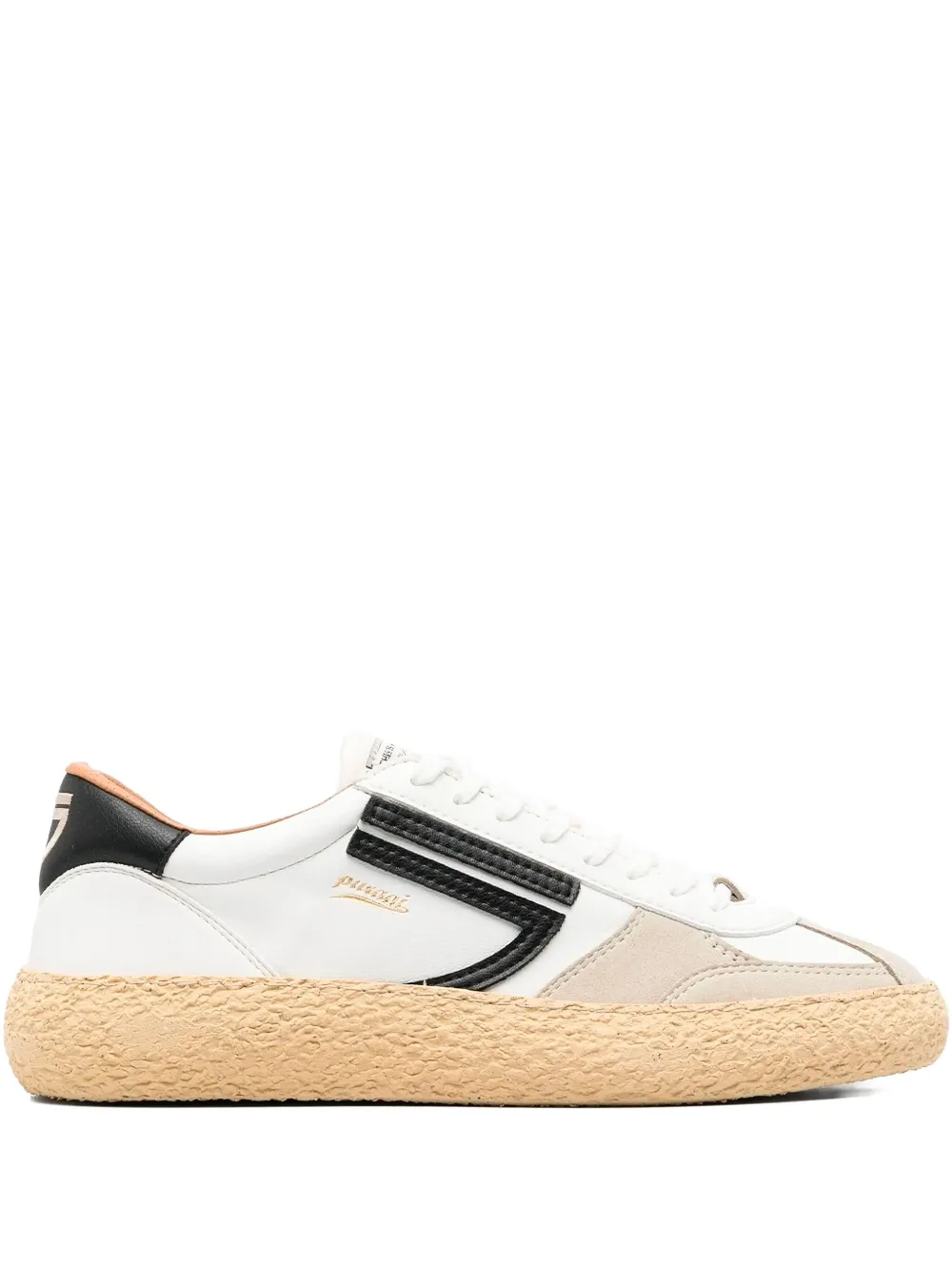 Puraai Cloud Dancer leather sneakers PITCH