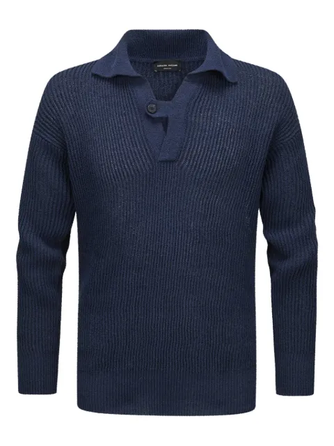 Roberto Collina polo-collar sweater