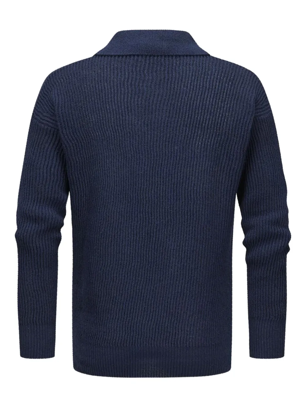 Roberto Collina polo-collar sweater Blauw
