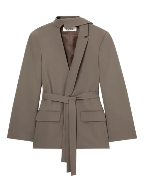 Róhe Deconstructed belted blazer