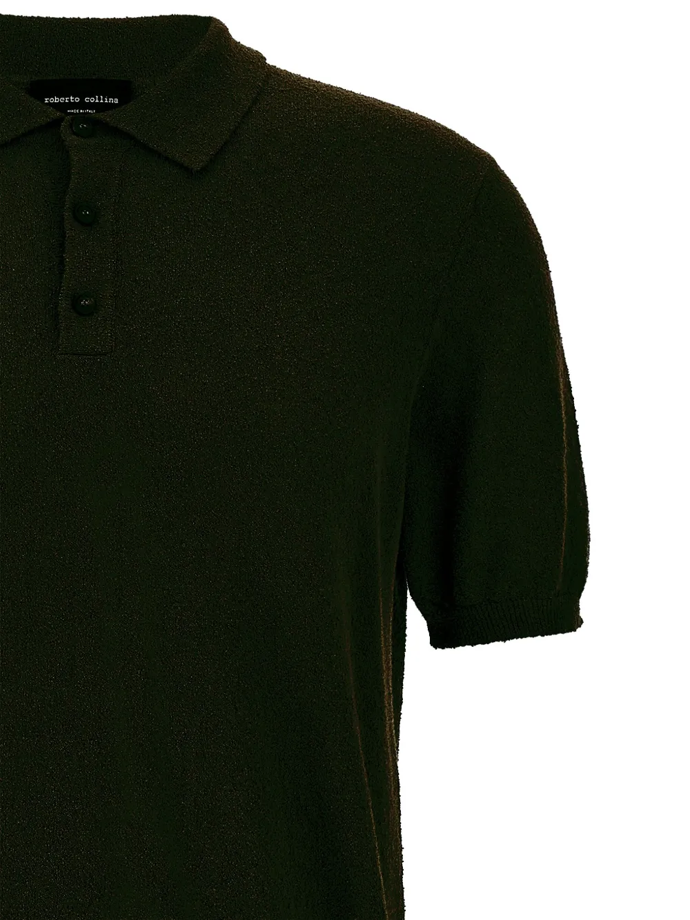 Roberto Collina short-sleeves polo shirt Zwart