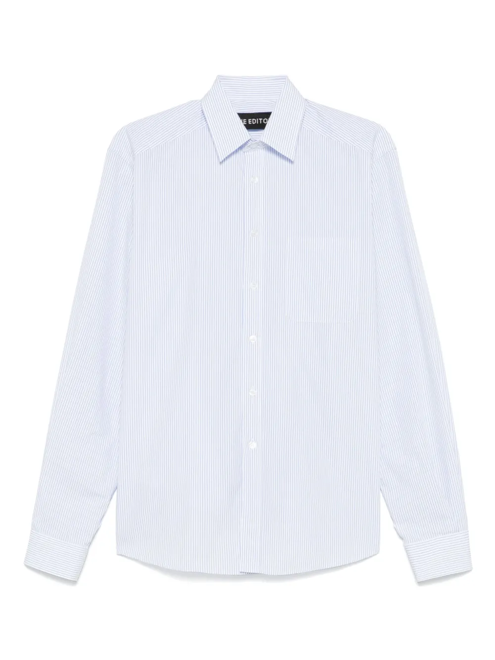 The Editor camisa con rayas estampadas | azul | Image 1