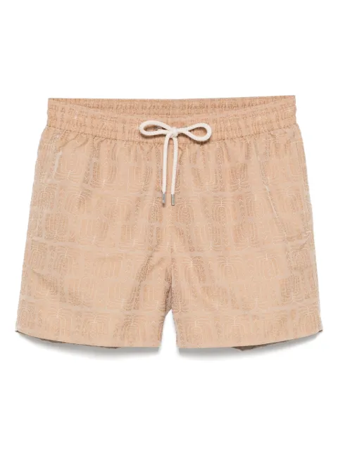 Frescobol Carioca graphic-print swim shorts