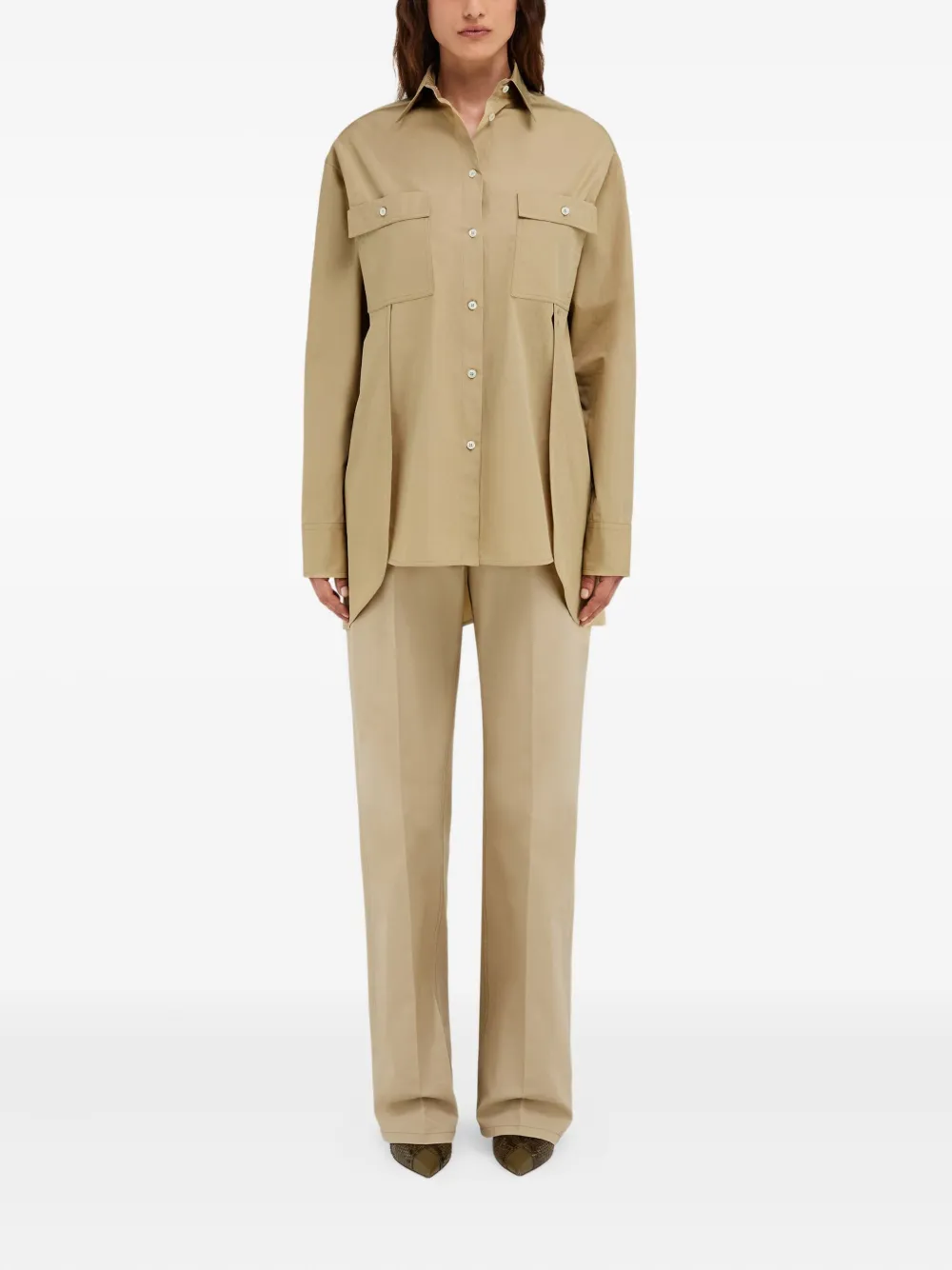 Ferragamo utility shirt - Beige