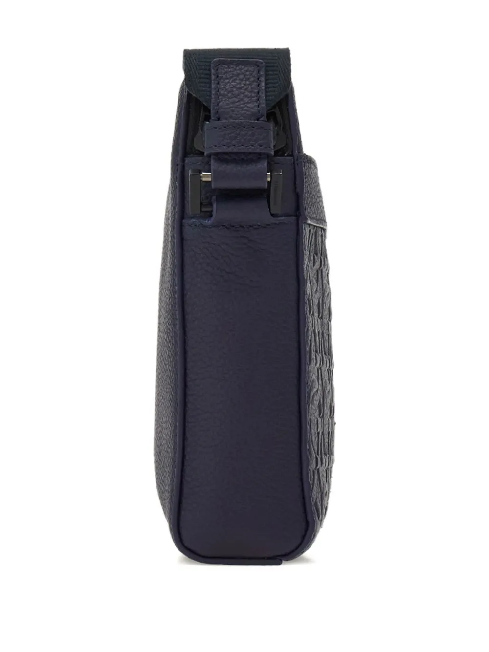 Shop Ferragamo Gancini-embossed Shoulder Bag