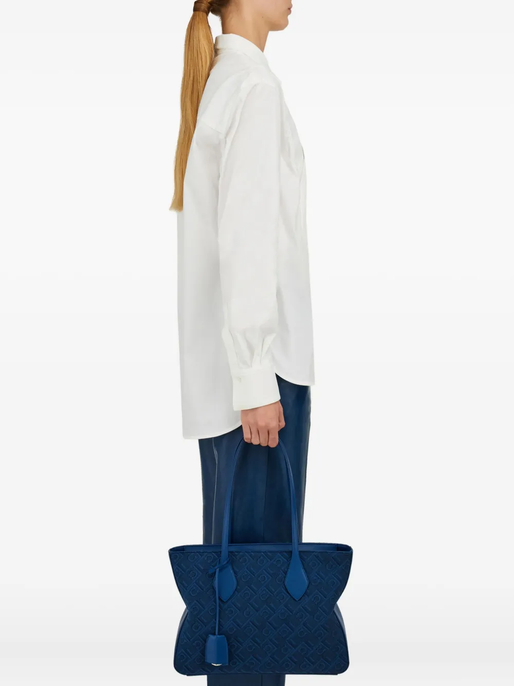Ferragamo Star-shaped tote bag - Blauw