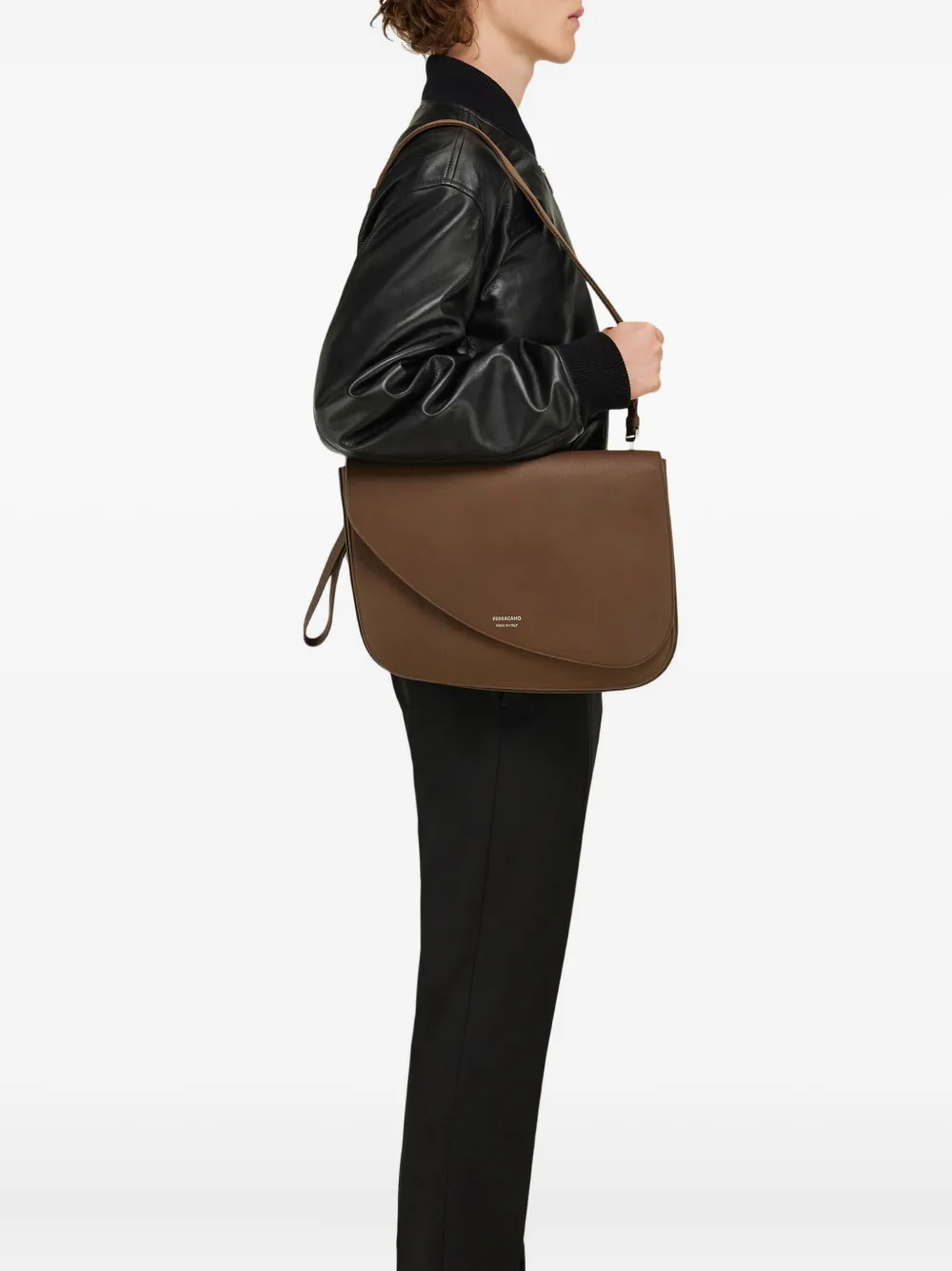 Ferragamo Fiamma shoulder bag - Bruin