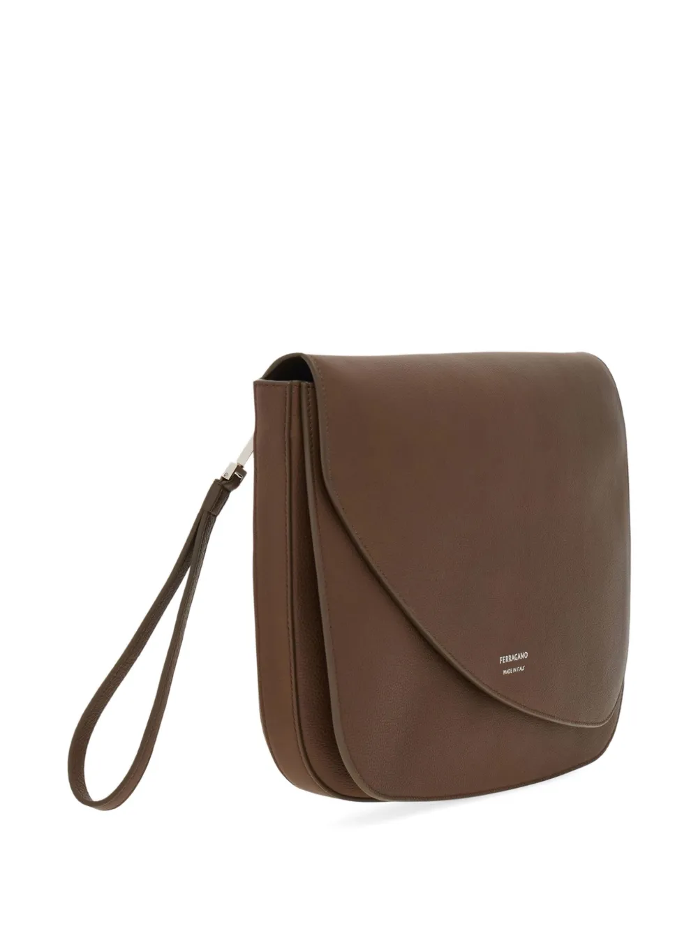 Ferragamo Fiamma schoudertas Bruin