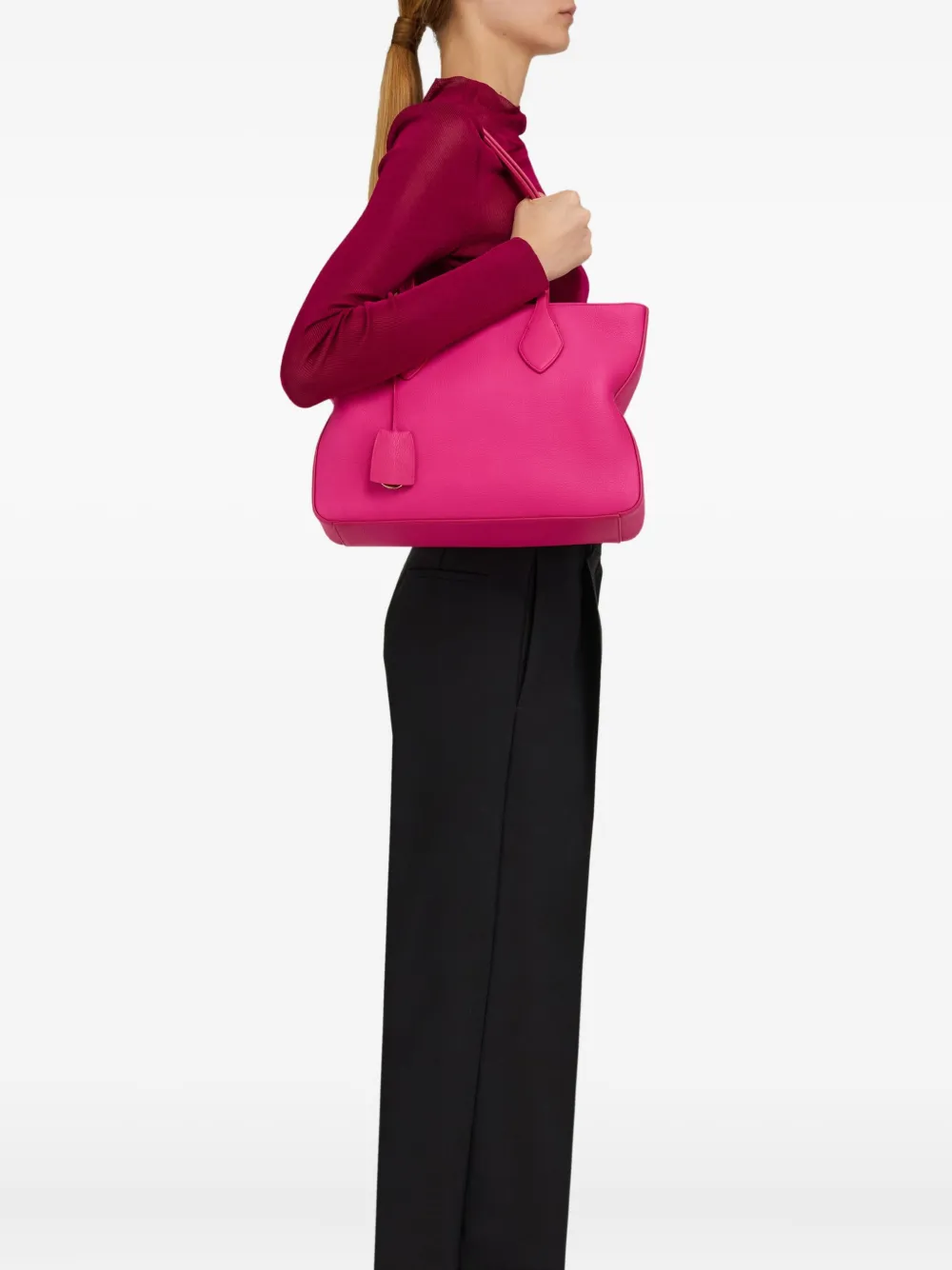 Ferragamo medium Star-shaped tote bag - Roze