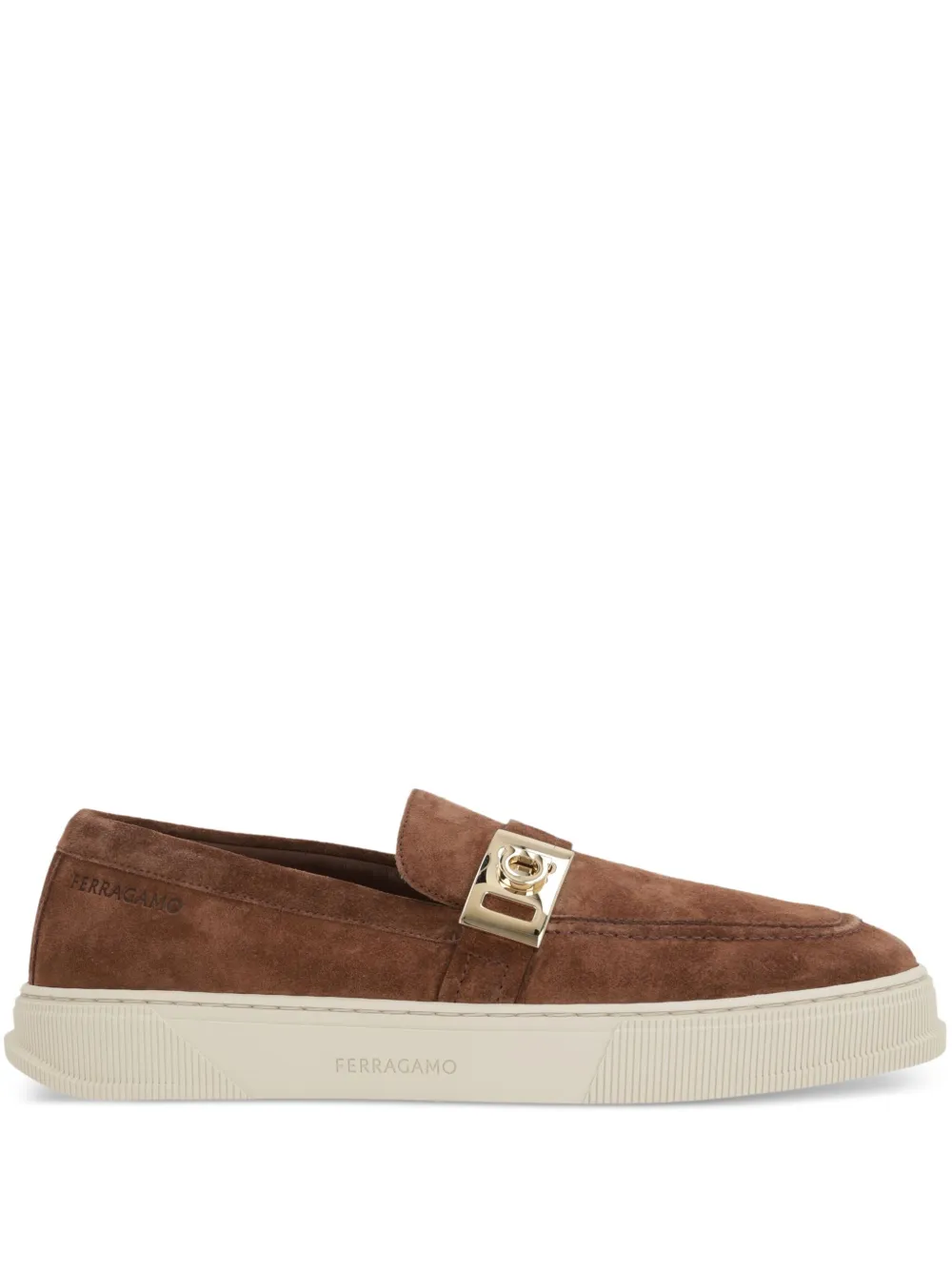 Ferragamo Hybrid sneaker with Hug buckle Bruin