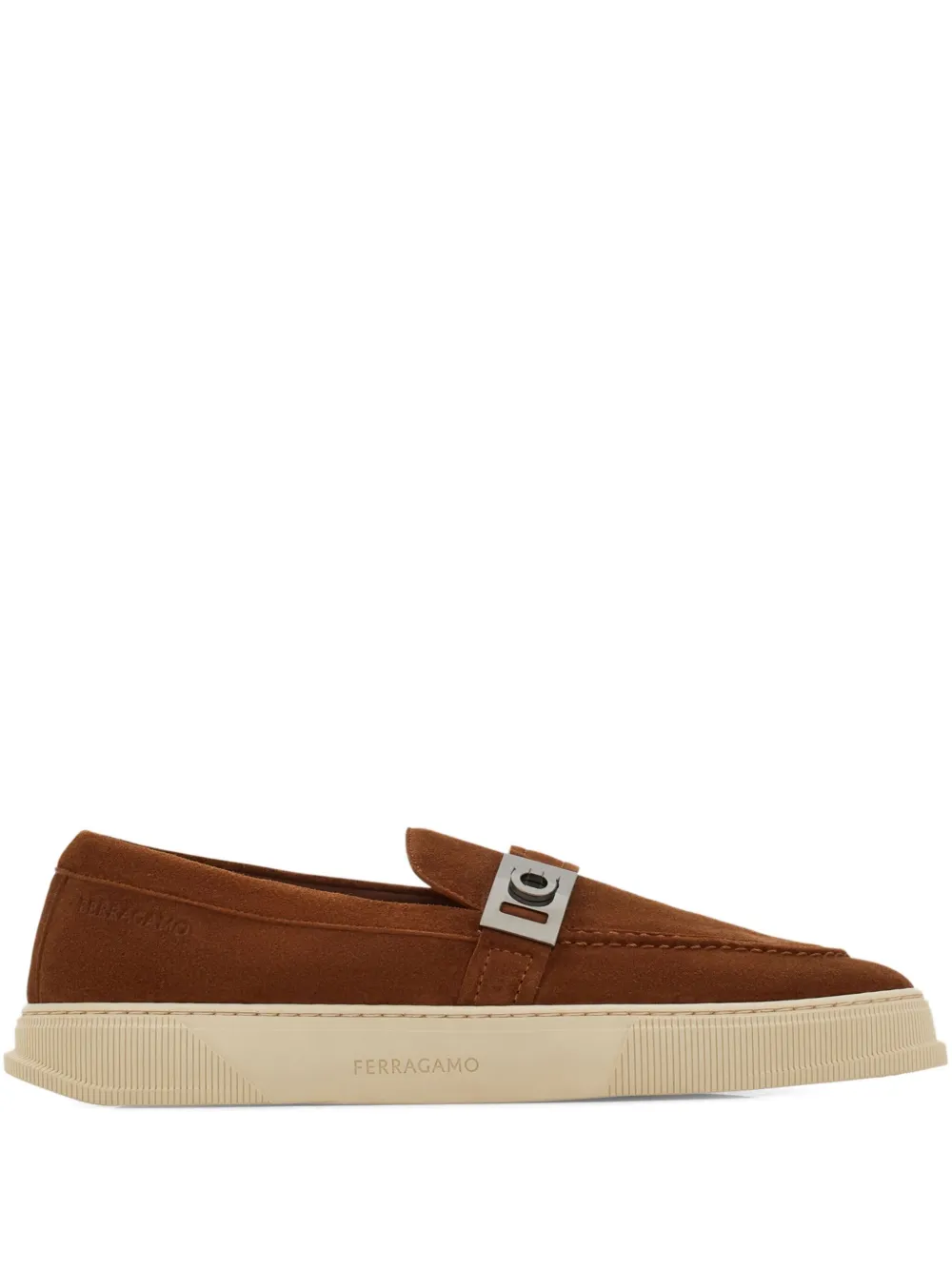 Ferragamo Hybrid sneaker with Hug buckle Bruin