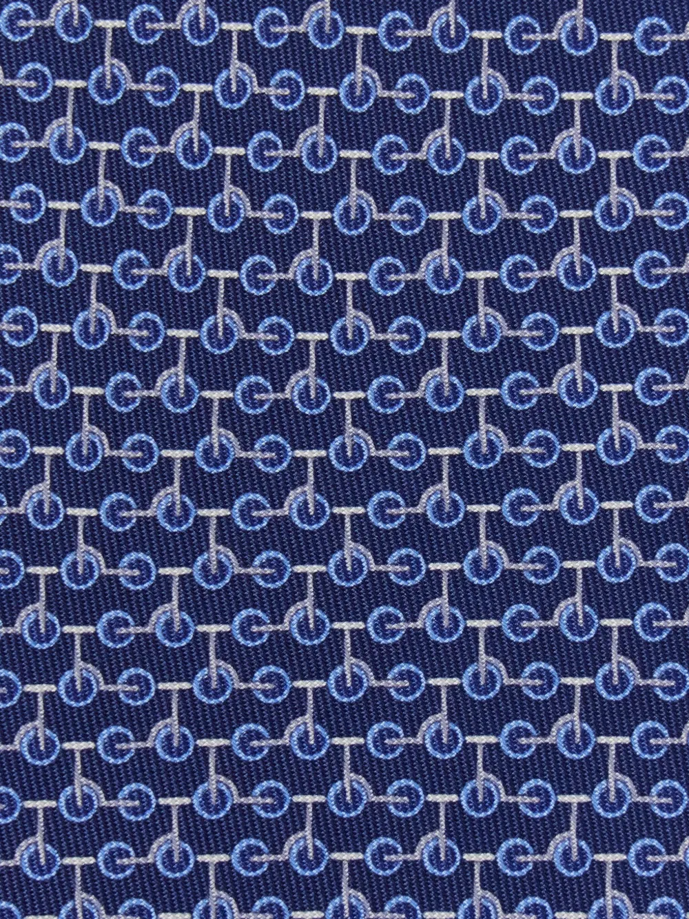 Ferragamo Kick zijden stropdas met print - Blauw