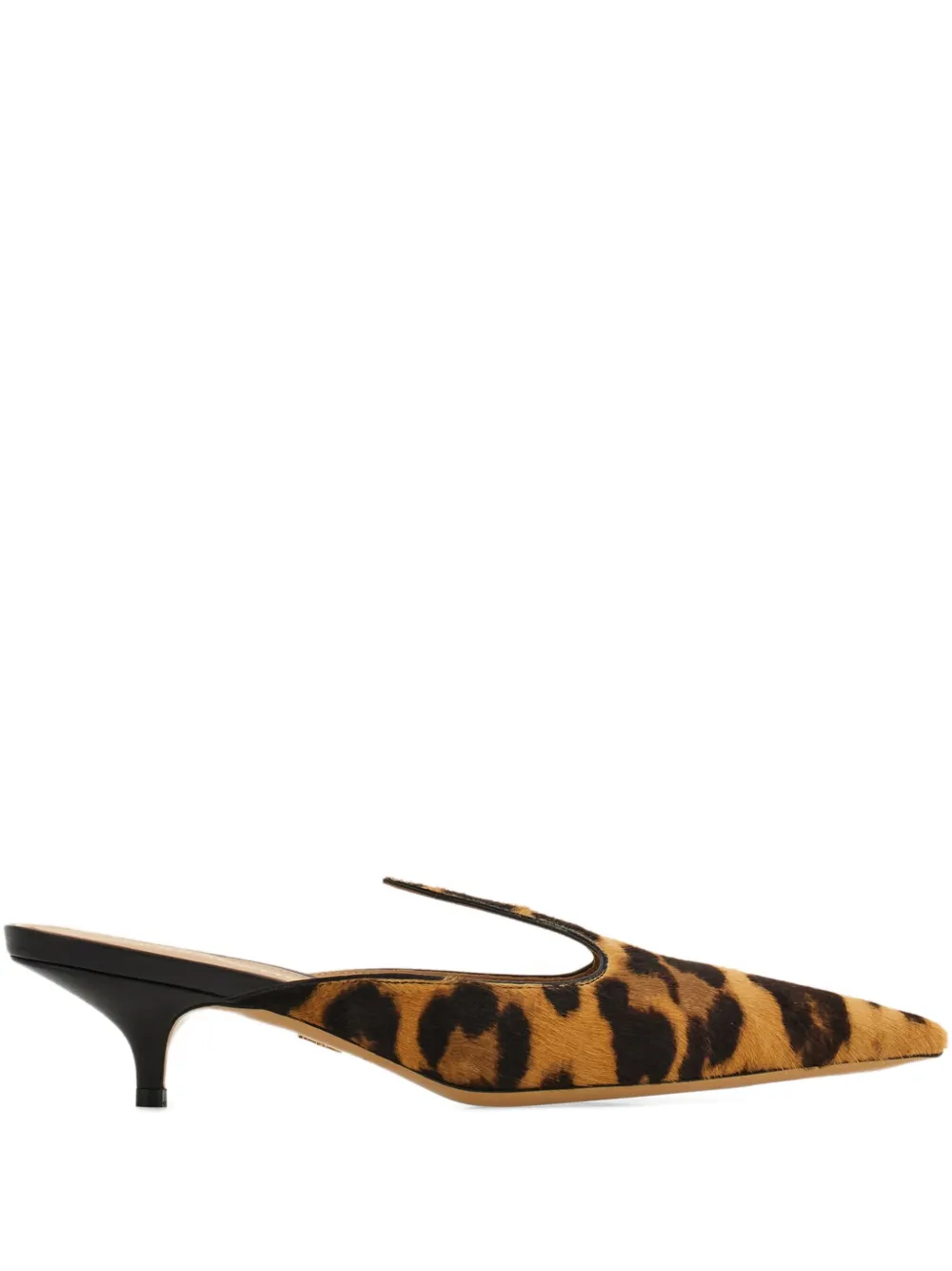 Ferragamo 40mm leopard-print mules Bruin